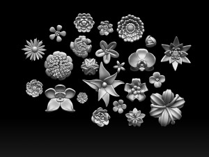 Flowers 3D Print Model