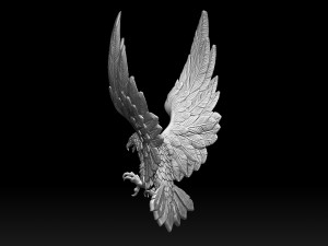 Eagle 3D प्रिंट मॉडल