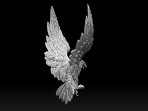 Eagle 3D प्रिंट मॉडल