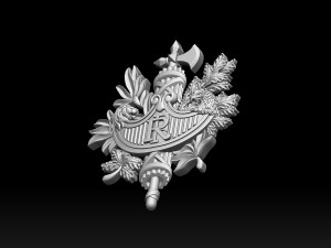 Coat of arms of France Modelo de Impressão 3D