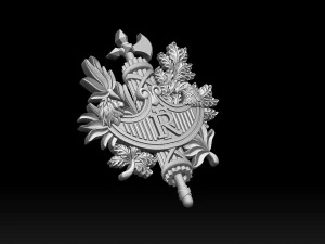 Coat of arms of France 3D Print Model