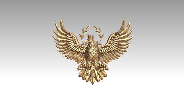 COAT OF ARMS OF AUSTRIA 3D प्रिंट मॉडल .c4d .max .obj .3ds .fbx .stl .blend 
