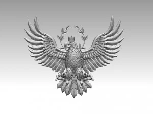 COAT OF ARMS OF AUSTRIA 3D Print Model