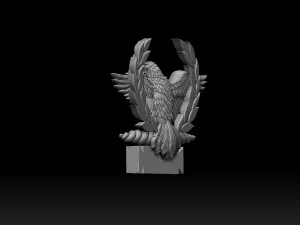 Roman Empire SPQR Emblem Ancient Roman Symbol STL Model for 3D Printing 3D Print Model