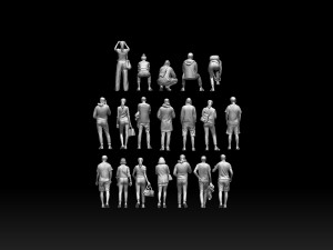 Young people Model Cetak 3D