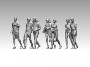 Young people 3D Print Model