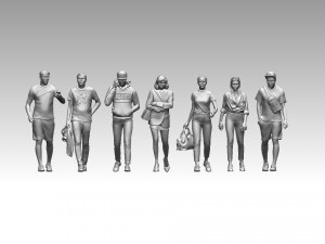 Young people Model Cetak 3D