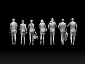 Young people 3D Print Model