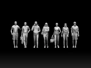 Young people 3D Print Model