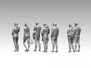Young people 3D Print Model