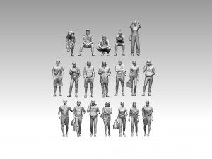 Young people Model Cetak 3D