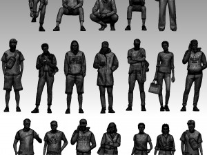 Young people Model Cetak 3D