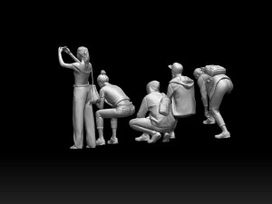 Young people 3D Print Model