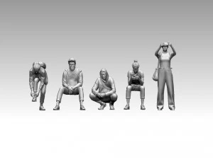Young people 3D Print Model