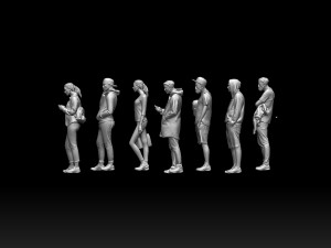 Young people 3D Принт Модель