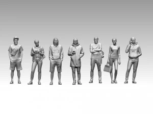 Young people 3D Print Model
