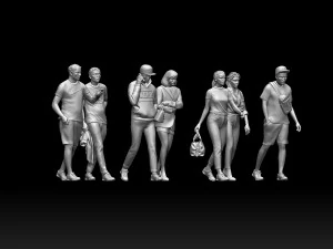 Young people 3D Print Model