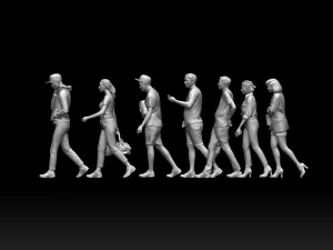 Young people 3D Print Model
