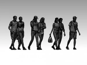 Young people 3D Print Model