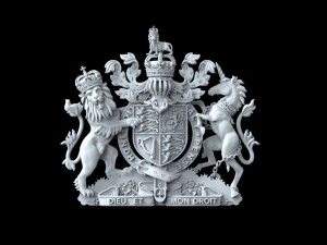 Coat of Arms of Great Britain 3D Print Model