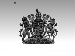 Coat of Arms of Great Britain 3D प्रिंट मॉडल
