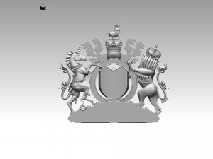 Coat of Arms of Great Britain 3D प्रिंट मॉडल