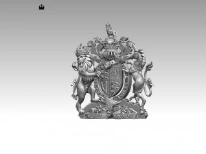 Coat of Arms of Great Britain 3D Print Model