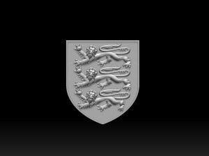 Coat of Arms of England Modelo de impresión 3D