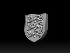 Coat of Arms of England Modelo de impresión 3D