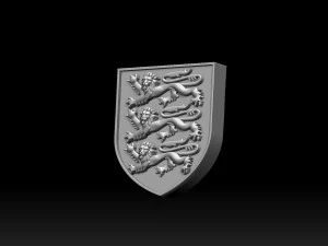 Coat of Arms of England 3D Print Model