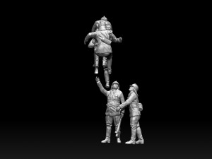 Firefighters 3D 프린트 모델
