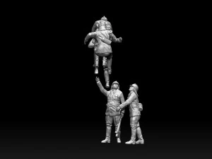 Firefighters 3D Print Model