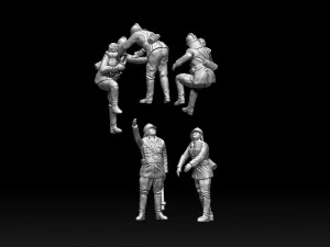 Firefighters 3D Print Model