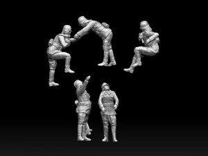 Firefighters 3D Print Model