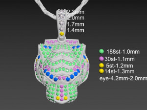 Pendant tiger Model do druku 3D