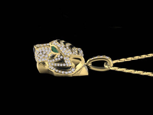 Pendant tiger Model do druku 3D