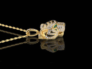 Pendant tiger Model do druku 3D