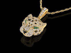 Pendants tiger and panther 3D Print Model