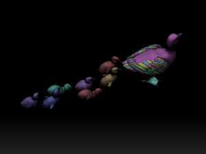 Duckling duck Modello di stampa 3D
