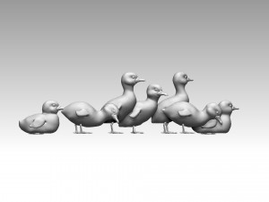 Duckling 3D-printmodel
