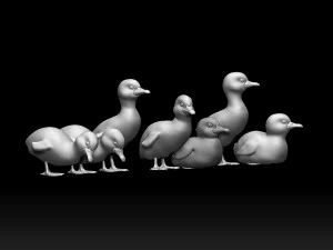 Duckling 3D Print Model