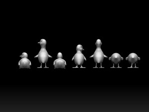 Duckling 3D-printmodel