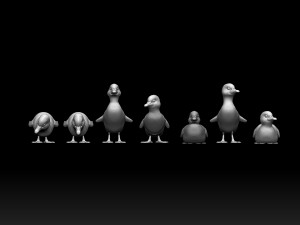 Duckling 3D-printmodel