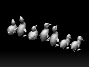 Duckling 3D-printmodel