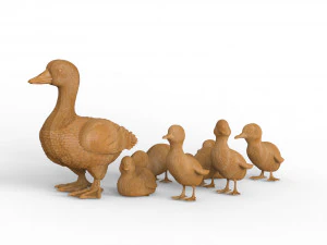 Duckling duck 3D Print Model