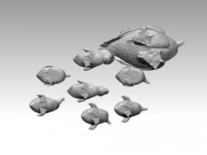 Duckling duck 3D Print Model
