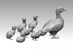 Duckling duck Modello di stampa 3D