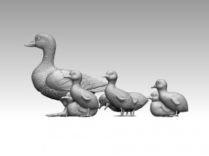 Duckling duck Modello di stampa 3D