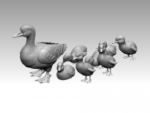 Duckling duck Modello di stampa 3D