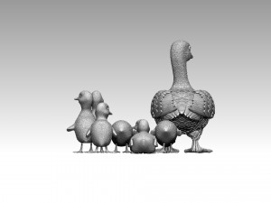 Duckling duck Modello di stampa 3D